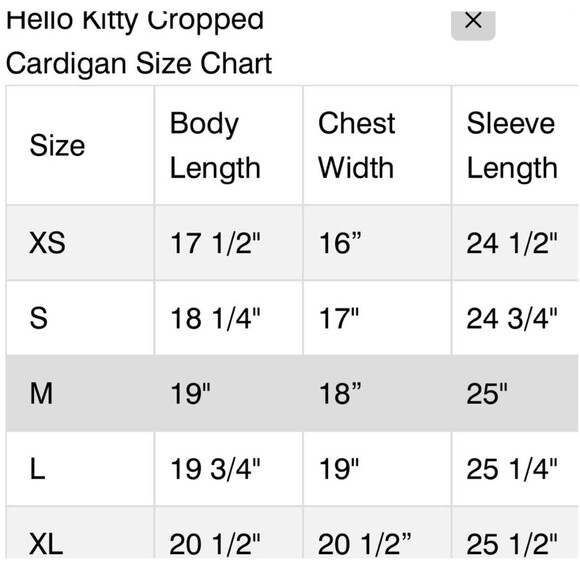 Dumbgood Sanrio Hello Kitty Strawberries Waffle Knit Cropped Cream Cardigan L - Picture 2 of 15